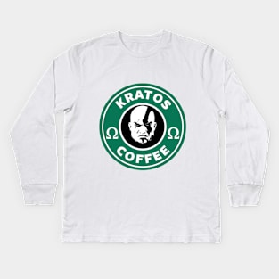 Kratos Coffee Kids Long Sleeve T-Shirt